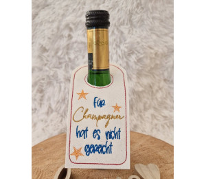 ADVENTSKALENDER 3. Dezember - Stickdatei - ITH Flaschenanhänger Vol. 4